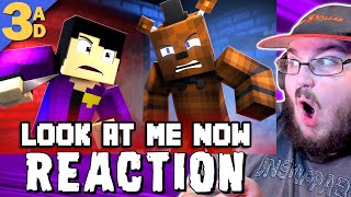 quotLOOK AT ME NOW  REMASTEREDquot FNAF Minecraft Music Video  3A Display FNAF REACTION [upl. by Hermann]