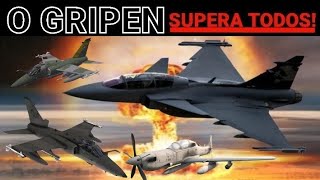 POR QUE O MEDO O CAÇA F39 GRIPEN SUPERA TODOS COM FACILIDADE [upl. by Anitak]