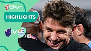 11try heaven for All Blacks  New Zealand v Uruguay  Rugby World Cup 2023 Highlights [upl. by Tletski507]