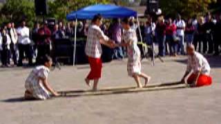 Tinikling Performed by Samahan During Fall 2002 Club Day [upl. by Alaunnoif]