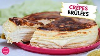 Gâteau de crêpes façon crème brûlée à la vanille [upl. by Naellij]