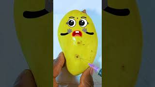 Worms in Mango Need Emergency Surgery jidoodle fruitsurgery foodsurgery [upl. by Eula]