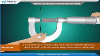 Principle of Micrometer Screw and Screw Gauge [upl. by Dnar706]