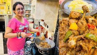 Soumyar Jonno Aaj Ranna Korlam👩🏻‍🍳Makhmali Chicken🍗Kheye Mugdho Holo😍zerowattfilmsrecipe [upl. by Dnomhcir]