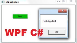 C WPF Tutorial 1 Getting Started and Creating Your First Application [upl. by Aslin420]