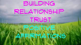 Feel Secure in Love Build Relationship TRUST  Affirmations  Release Past Hurts [upl. by Schaab]