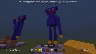 how to build huggywuggy in minecraft [upl. by Id]