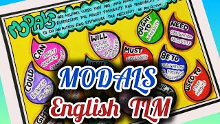 Modalsmodals in english grammartlmmodals projectmodal chartmodal verbsmodal tlmenglish tlm [upl. by Marlow]