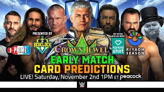 WWE Crown Jewel 2024  Early Card v3 [upl. by Araminta]