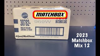 2023 Matchbox Mix 12 Full Case Unboxing  Mattel  Diecast Collector  Space X Dragon [upl. by Laeria]