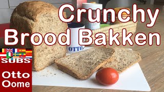 Brood Bakken met broodbakmachine Lekker Crunchy [upl. by Neiman123]