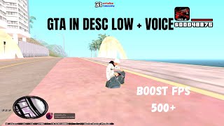 GTA SAMP HIGH FPS MODPACK PC LOW GTA IN DESC  GTA SAN ANDREAS MULTIPLAYER [upl. by Asylla10]