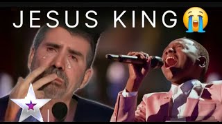 Golden BuzzerSimon Cowell cries After a powerful Worship Song from an African Boy [upl. by Intihw532]