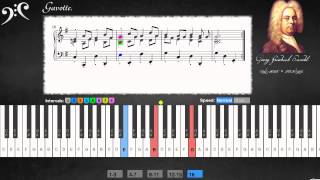 Handel  Gavotte Learn to play [upl. by Lose]