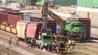 Oops Minor Train Derailment at NBSR Ponderosa Yard  West Saint John NB [upl. by Amled549]