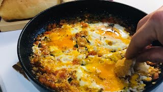 En Lezzetli Menemen Tarifi  Menemen Soğanlı Nasıl Yapılır [upl. by Akinorev]