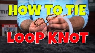 Simple Canoe Man loop knot for hooks or lures [upl. by Mcneely]