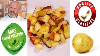 COMMENT FAIRE DES POMMES DE TERRE SAUTÉES sans que ça colle à la poële [upl. by Jonah]