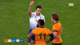 Marika Koroibete red card [upl. by Rotberg]