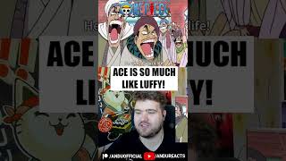 Ace is So Much Like Luffy  One Piece onepiece onepiecereaction anime reaction [upl. by Afirahs]