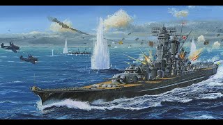 Classic Duels  US Navy carrier aircraft vs Musashi amp Yamato [upl. by Atival]