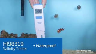 The New Salinity Tester From Hanna Instruments is Waterproof [upl. by Ellerrehc]