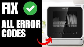 Farberware CounterTop Dishwasher FIX Error e1 Error E4 Error E3 Error E9 [upl. by Hoffman255]