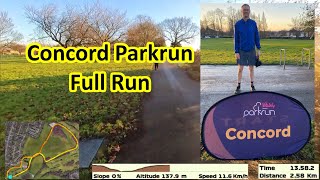 Concord Parkrun Full Run [upl. by Lahpos]