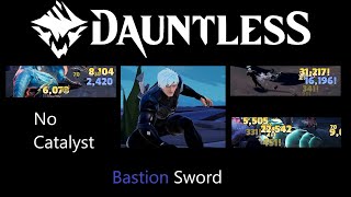 Dauntless No Catalyst Bastion Sword [upl. by Natehc]