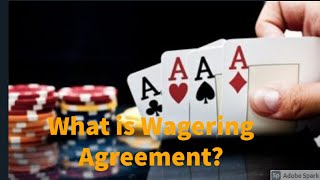 Wagering agreements [upl. by Dahlia]