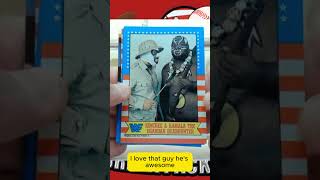 Ripping a Wax Pack of 1987 WWF Wrestlemania III Wrestling Cards packripping rippingwax hulkhogan [upl. by Ornas]