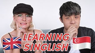 BRITISH LEARNS TO SPEAK SINGLISH [upl. by Anasiul]