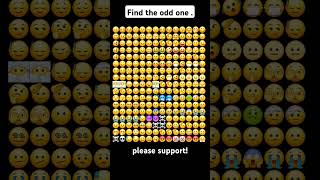 Find the oddone emoji emojichallenge [upl. by Zuliram]