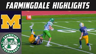 Farmingdale Varsity Football Highlights vs Massapequa [upl. by Acinoj]