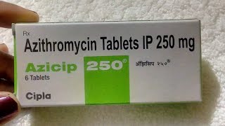 Azithromycin 250 mg tablet  azithromycin tablet uses side effects price amp how to use in Hindi [upl. by Verbenia]