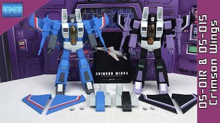 TMT0  Deformation Space DS01R amp DS01S Crimson Wings Thundercracker Skywarp Unboxing  GIVEAWAY [upl. by Eniahs]