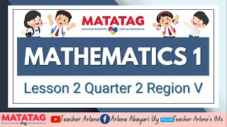 Mathematics 1 Lesson 2 Quarter 2 Region V [upl. by Ainahtan]