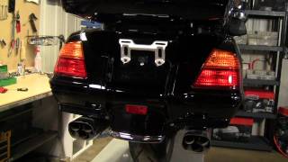 Kuryakyn Garage Honda Goldwing Trailer Hitch Install [upl. by Eedrahs]