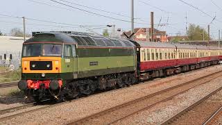 90001 Royal Scot at Peterborough Station [upl. by Enidan272]