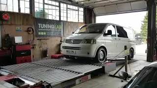 Volkswagen T5 Transporter Rolling Road Remap [upl. by Ydarg]