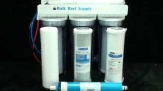 5 Stage Reverse Osmosis RODI System Demo  Bulk Reef Supply [upl. by Dlorad]