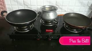 Prestige Marvel Glass 3 Burner Gas Stove OPENING  REVIEW Black Best 3 burner gas stove in India [upl. by Ytirahs]