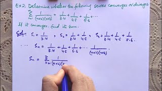 Infinite Series Convergence Of Series Sequence Of Partial Sums Formula Foundation [upl. by Lienad]