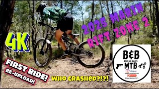 2025 marin rift zone 2 first ride REUPLOAD  AND SOMEONE CRASHES marinbikes mtb mtbcrash [upl. by Araeit]