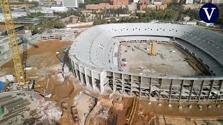 Así avanzan las obras del Spotify Camp Nou [upl. by Mariquilla975]