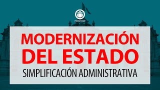 Modernización del Estado 2016 [upl. by Hildagarde]