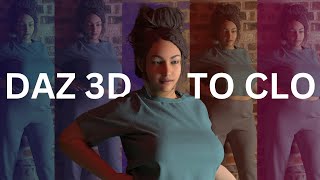 EASIEST method to use Daz3D Avatars in CLO3D [upl. by Wetzel821]