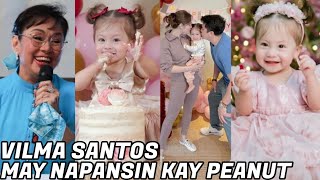 VILMA Santos HALOS MAPAIYAK ng MAKITA Ang APO sa 1st Birthday Celebration ni Baby Peanut ðŸ¥œ [upl. by Ras]