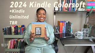 2024 Kindle Colorsoft Unboxing 📦 Adding 20 Kindle Unlimited Books to TBR📚 [upl. by Ainsworth]