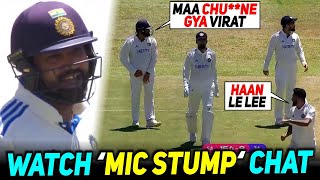 RohitVirat FUNNY Mic Stump Chat goes Viral😂 [upl. by Therron]